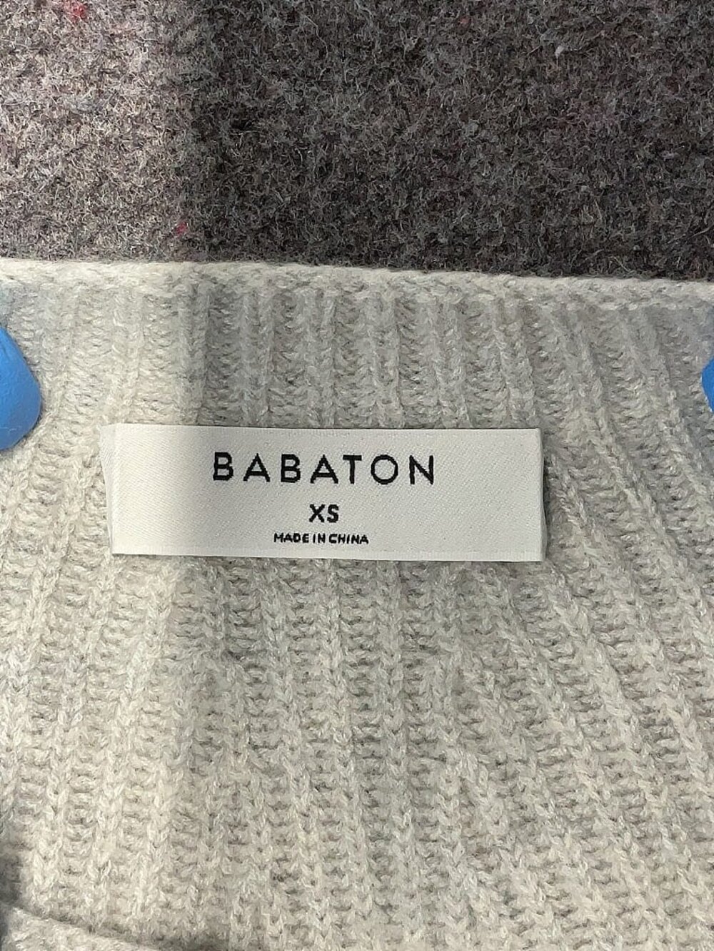 Babaton Chalmers Sweater XS – Aritzia Wool Blend Pullover Gray - Picture 5 of 6